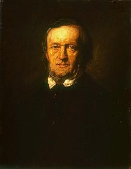 弗朗茨 馮 倫巴赫 Portrait of Richard Wagner